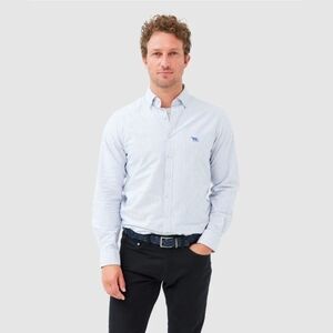 Rodd& Gunn Oxford Stripe Sports Fit Shirt Sz M
